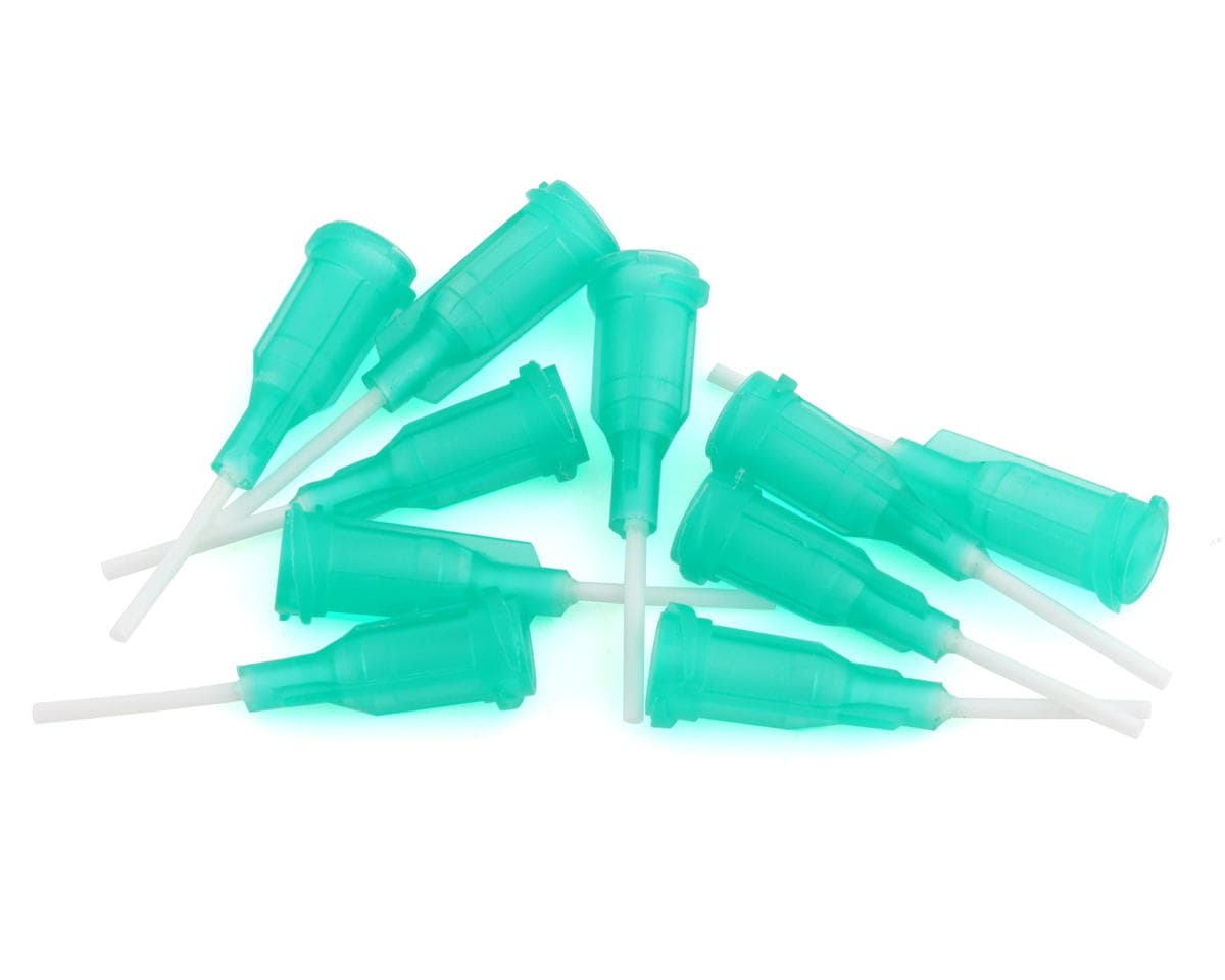 Vision Racing Medium Flexible Glue Tips (Green) (10)
