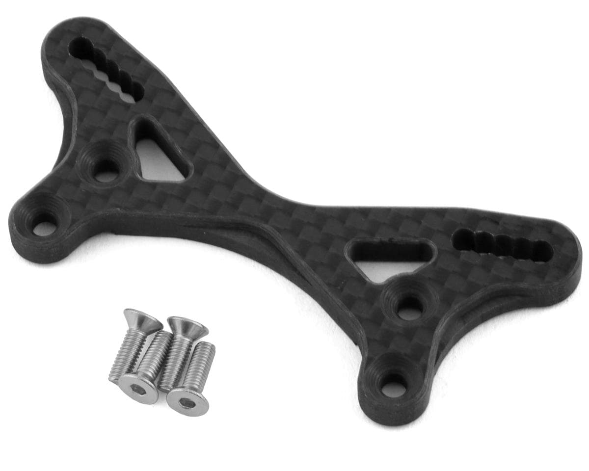 Vision Racing TLR 22 5.0 Carbon Fiber Front Shock Tower (-2mm)
