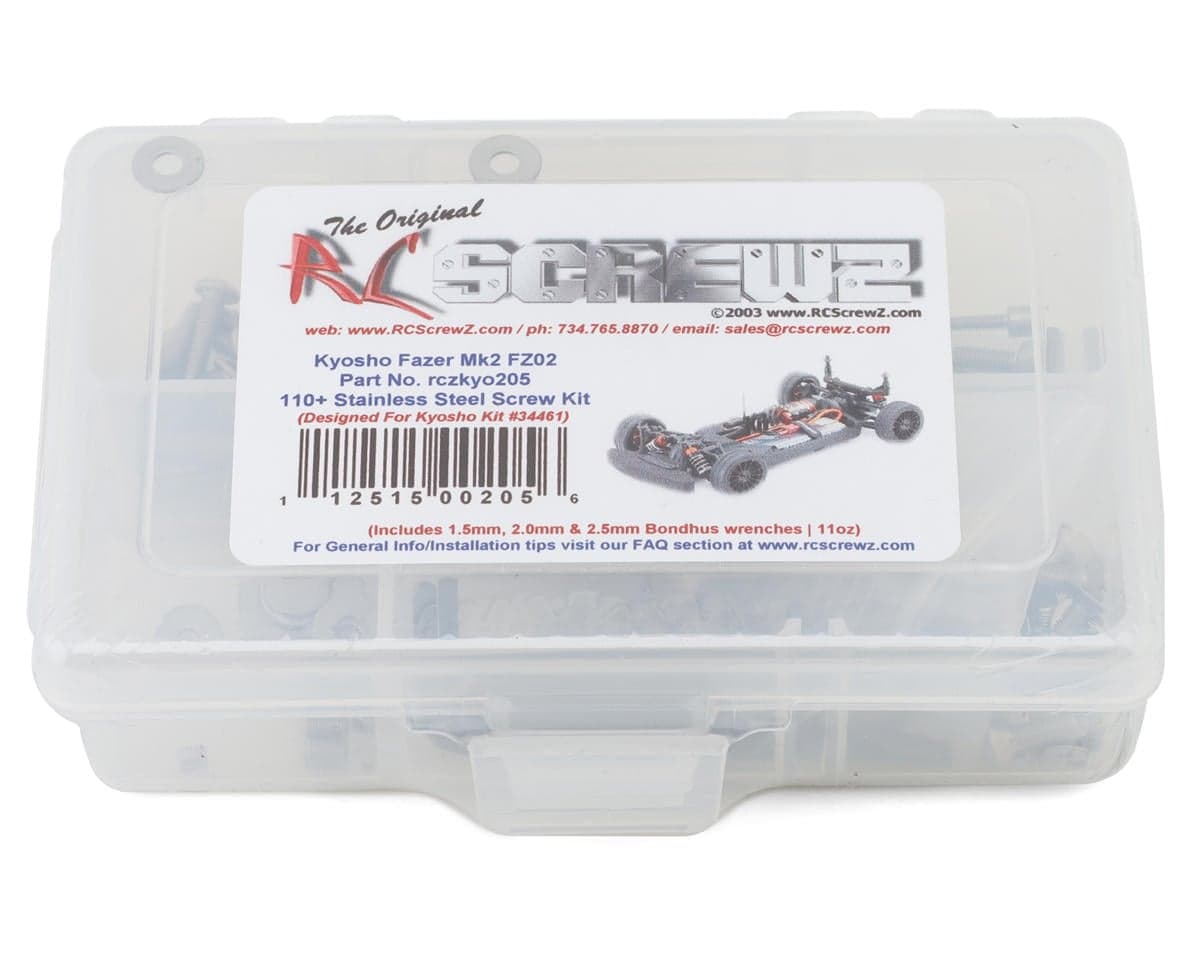 RC Screwz Kyosho Fazer Mk2 FZ02 Stainless Steel Screw Kit