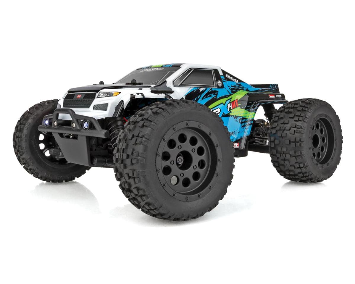 Team Associated Reflex 14MT 1/14 RTR 4WD Brushless Mini Monster Truck Combo (Green/Blue) w/2.4GHz Radio, Battery & Charger