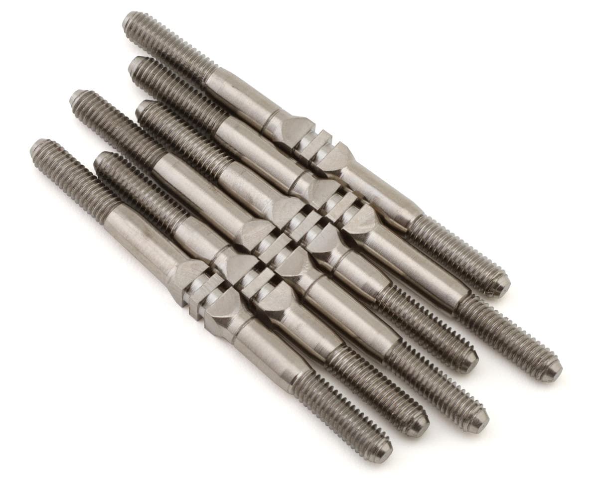 Whitz Racing Products HyperMax Schumacher Cat L1R Evo Titanium Turnbuckle Kit (Silver) (3.5mm)