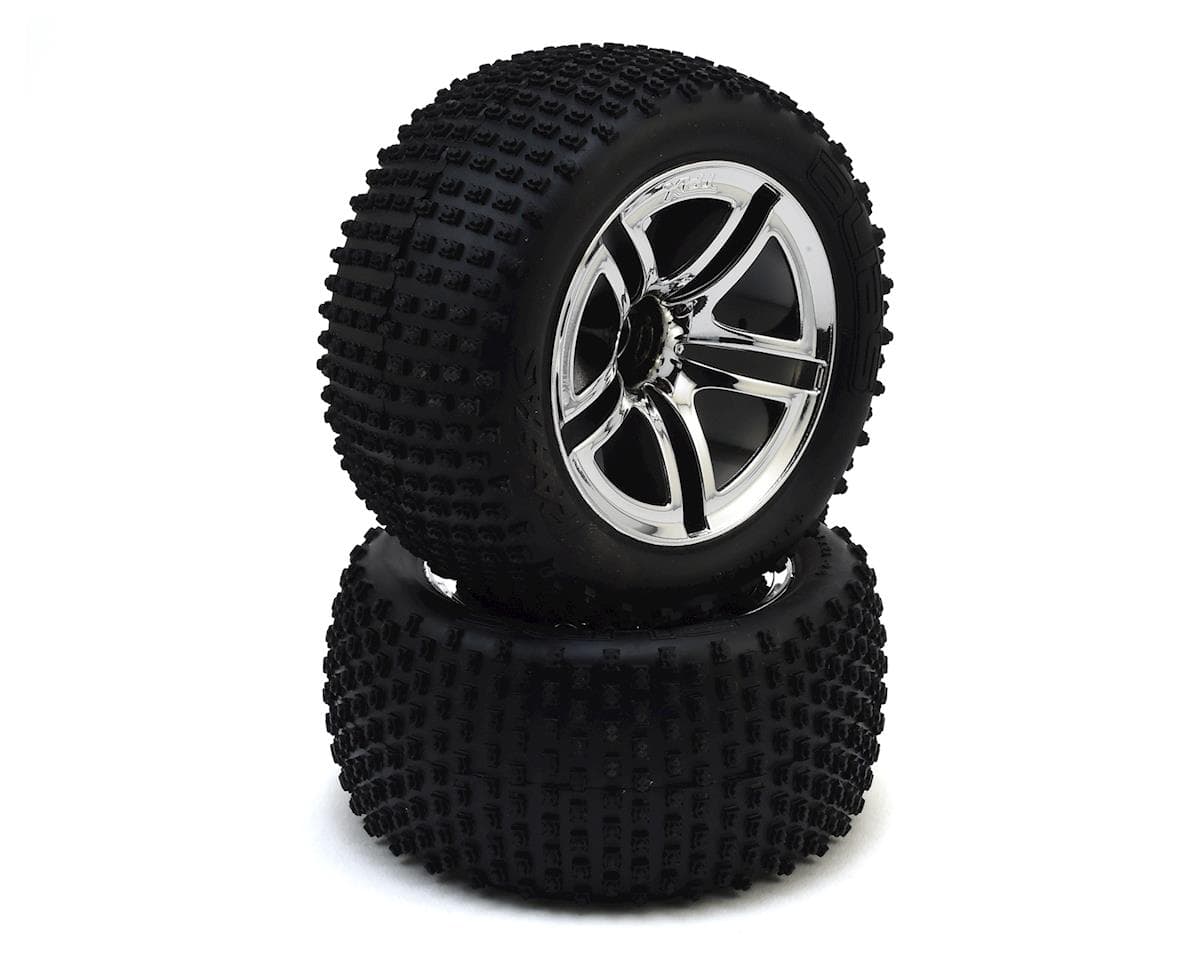 Traxxas Pre-Mounted Rear Tires (2)
