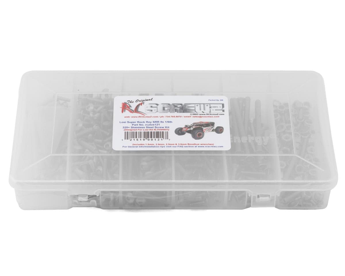 RC Screwz Team Losi Super Rock Rey Stainless Steel Screw Kit