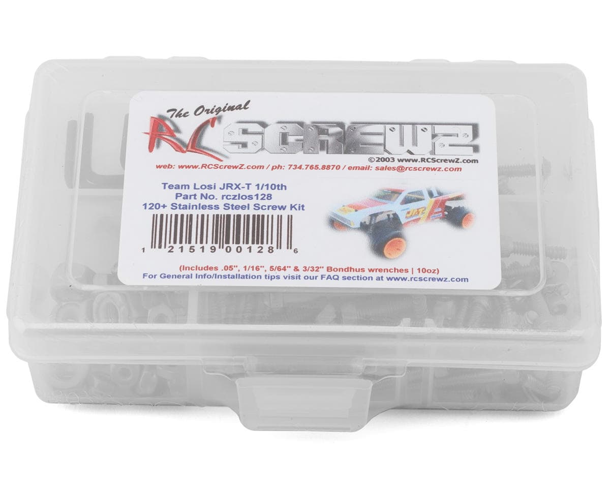 RC Screwz Losi 1/10 JRX-T Monster Truck Stainless Steel Screw Kit