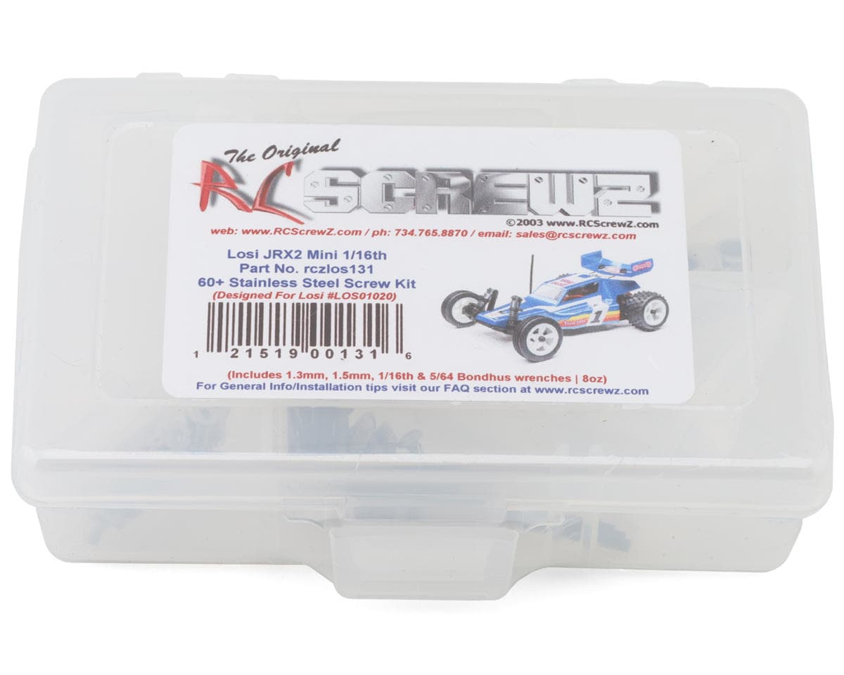 RC Screwz Team Losi JRX2 Mini Stainless Steel Screw Kit