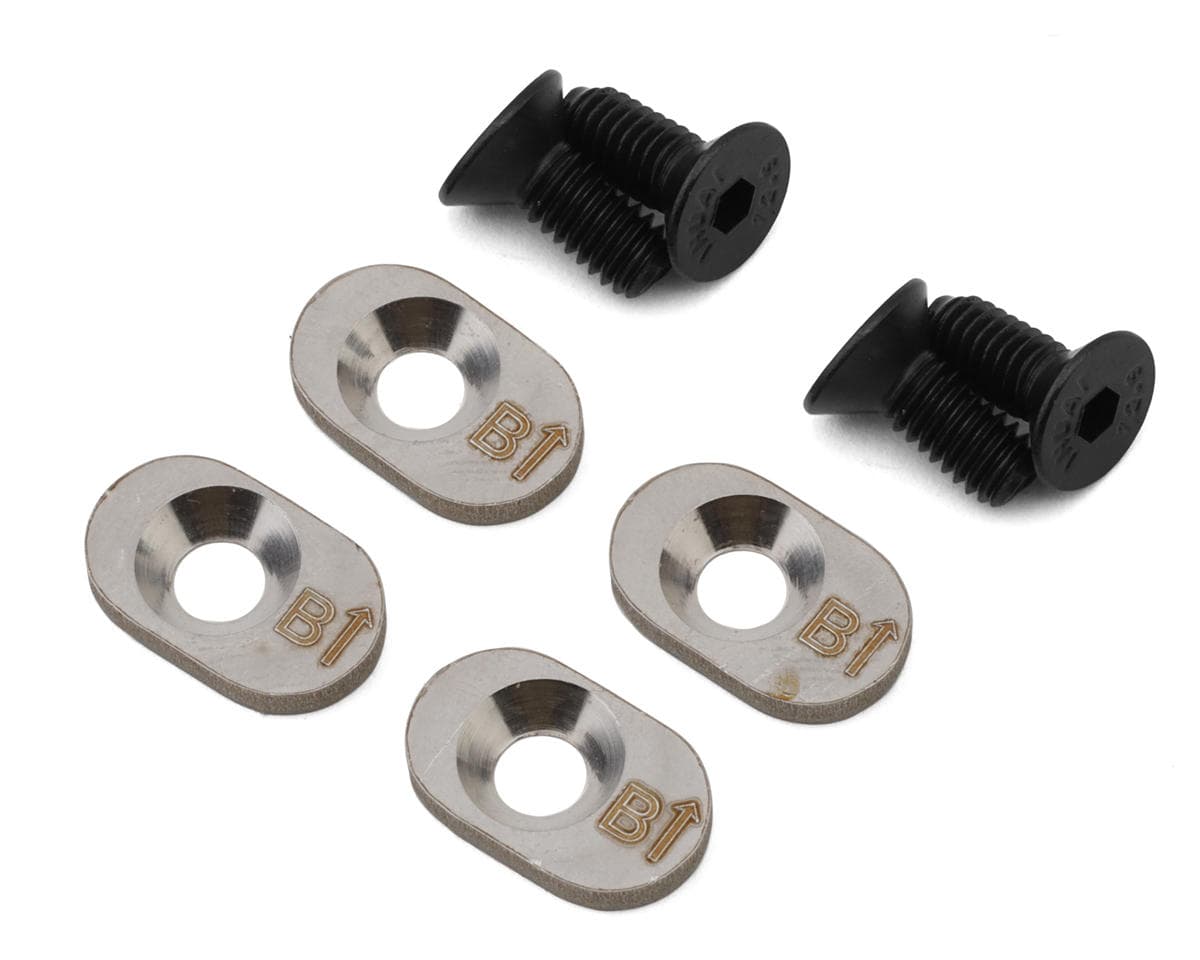 Hot Racing Stainless Steel Motor Locking Washers for Traxxas Sledge (1.5 Mod 11/34)