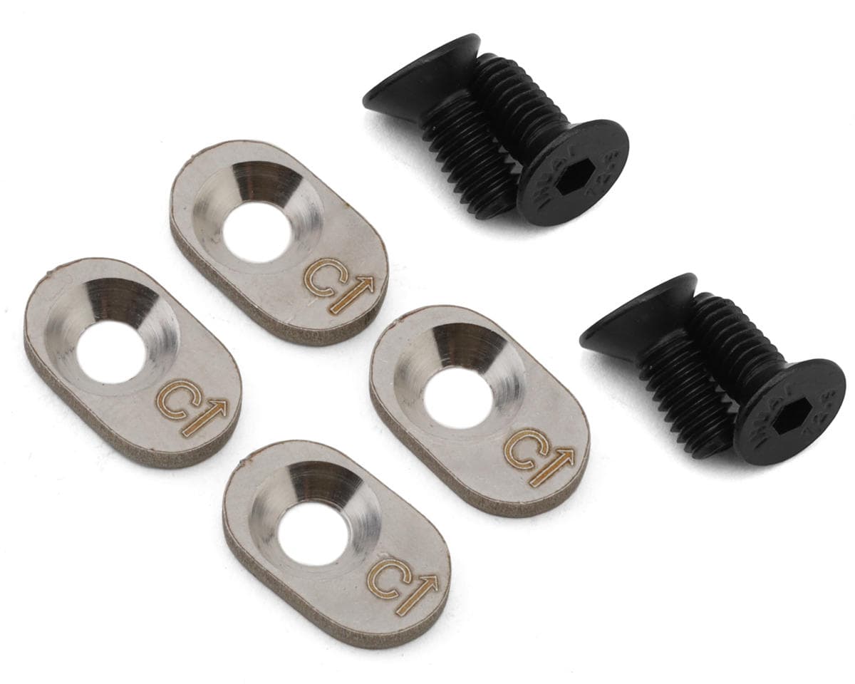 Hot Racing Stainless Steel Motor Locking Washers for Traxxas Sledge (1.5 Mod 12/34)