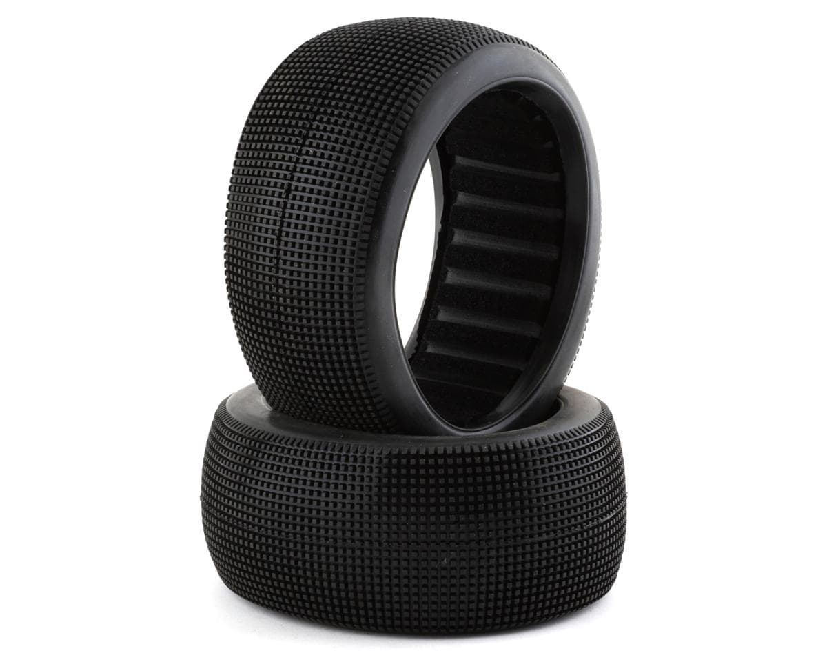 Raw Speed RC Mach One 1/8 Truggy Tires (2) (Soft) w/Closed Cell Inserts