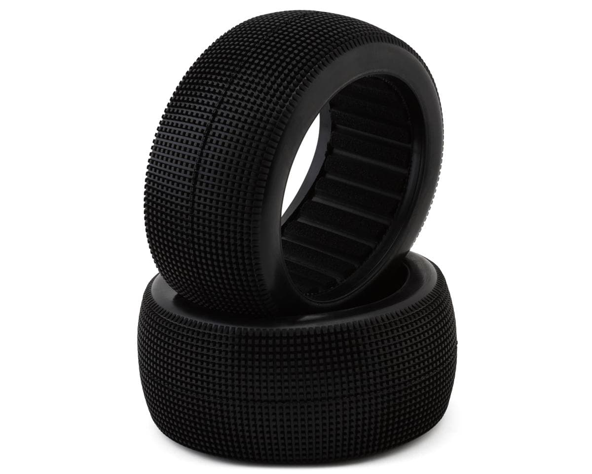 Raw Speed RC Mach One 1/8 Truggy Tires (2) (Clay) w/Closed Cell Inserts