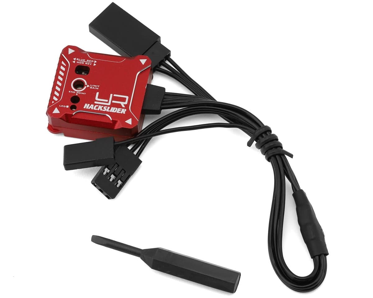 Yeah Racing Hackslider Drift Performance Tuned Competition Gyro (Red)
