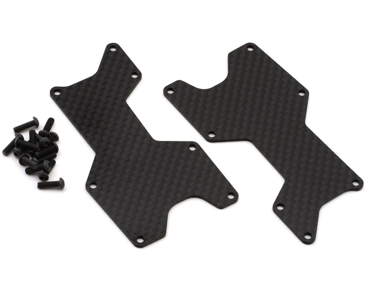 HB Racing Carbon Fiber Rear Arm Covers (2)