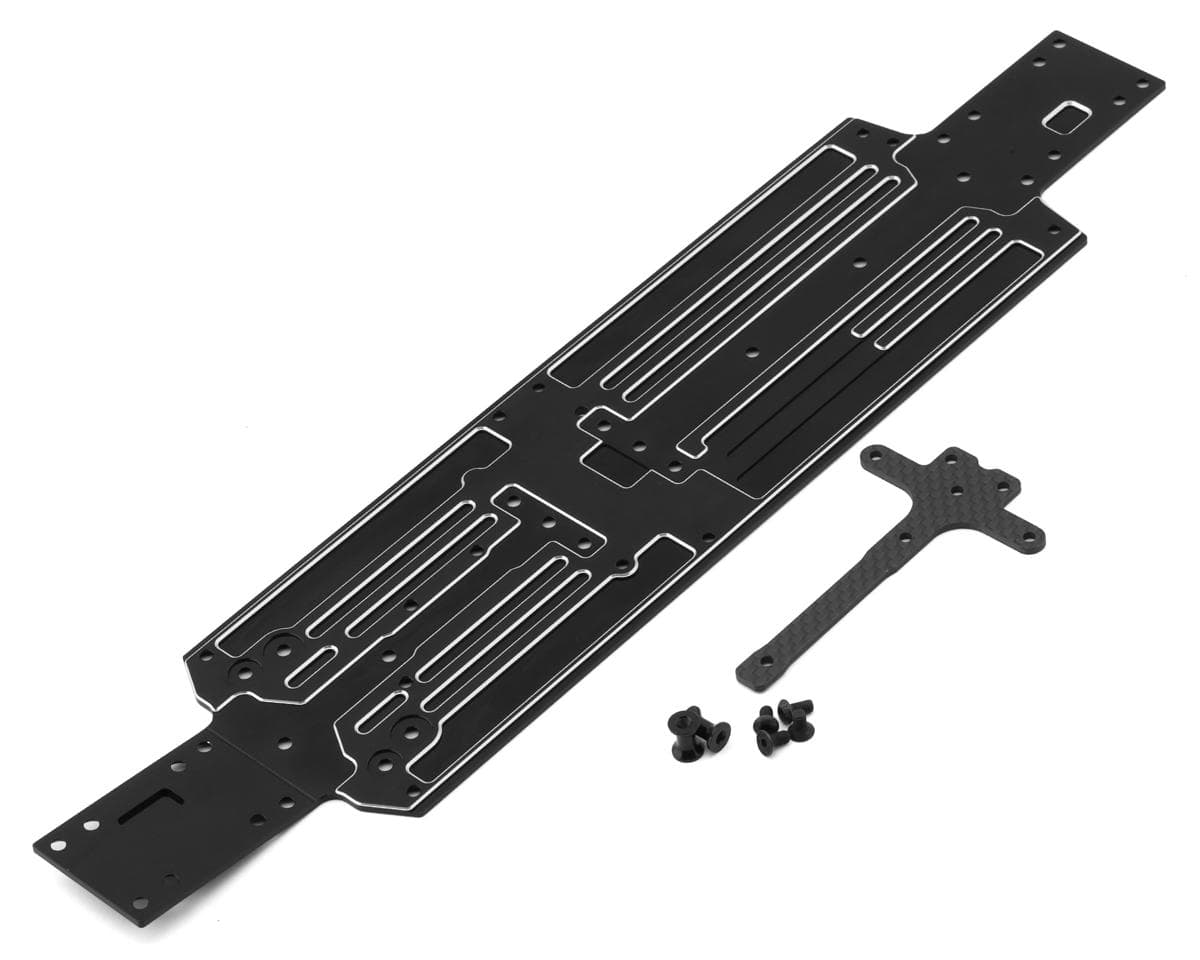 Revolution Design Associated RC10B74.2 Aluminum Chassis Set (Black) (2.5mm)