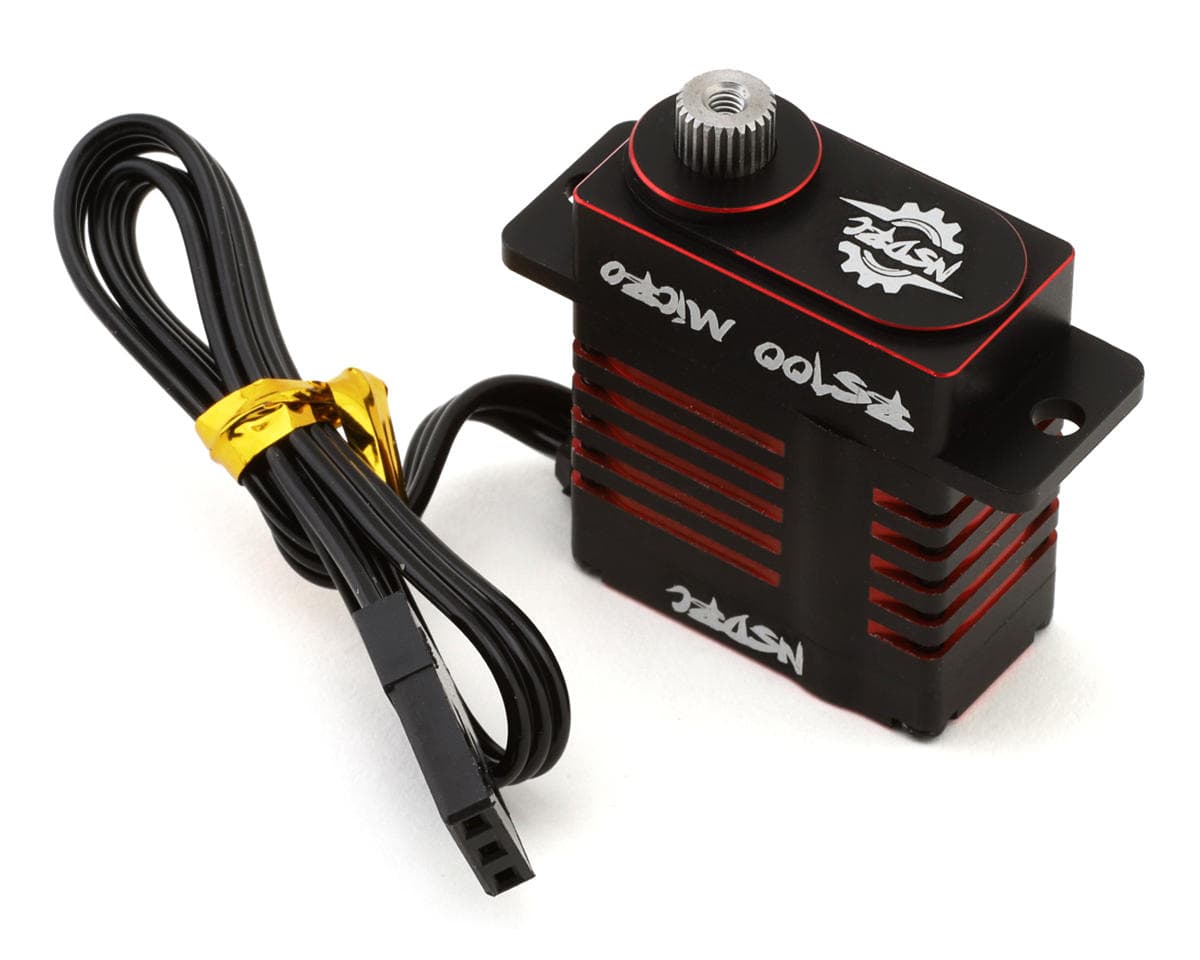No Superior Designs RC RS100 Limited Edition Waterproof Micro Servo (HV) (Red) w/Aluminum Horn