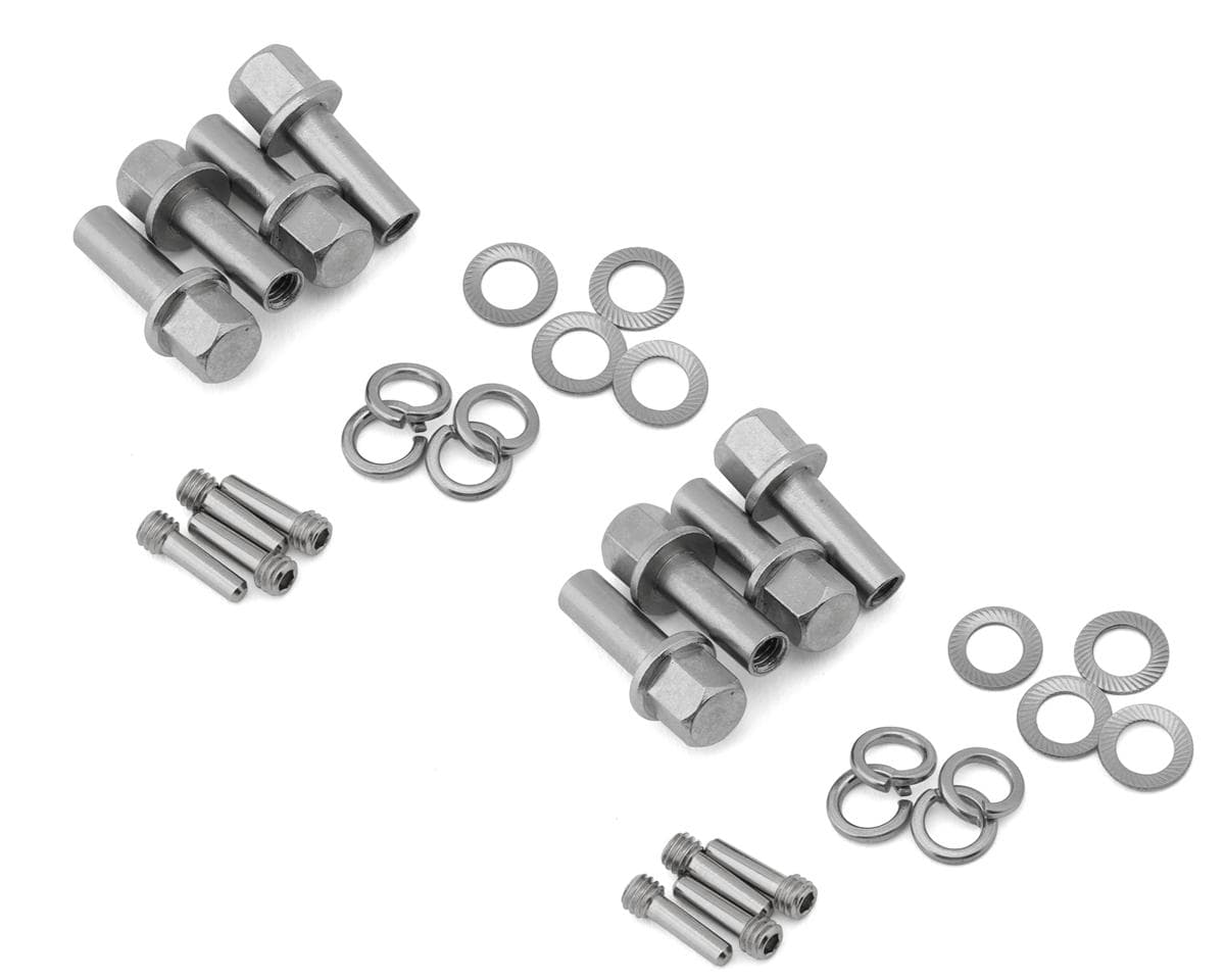 Treal Hobby Brass Extended Wheel Hub Hardware for Traxxas TRX-4 (+15mm)