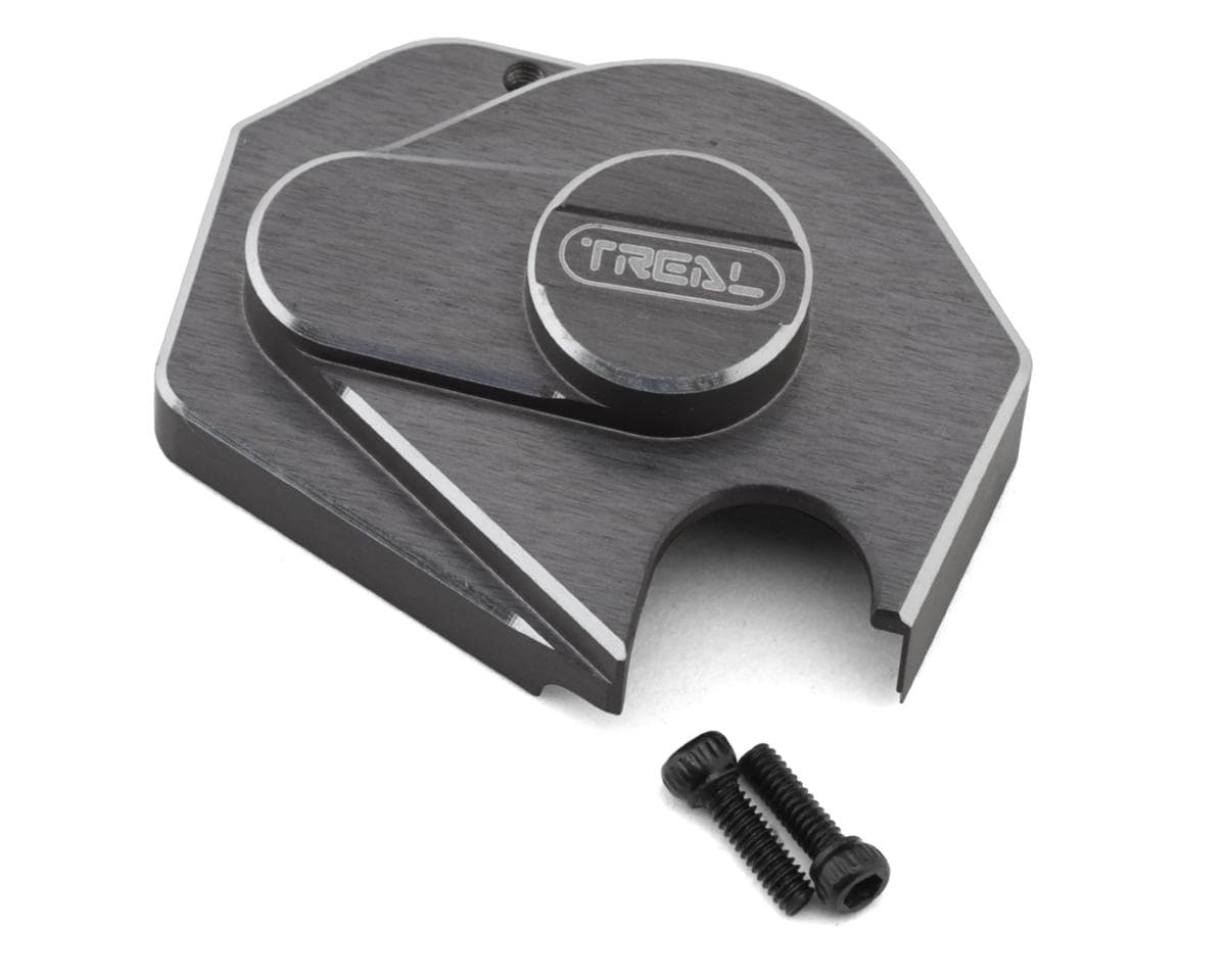 Treal Hobby Axial SCX24 Aluminum Gearbox Cover (Grey)