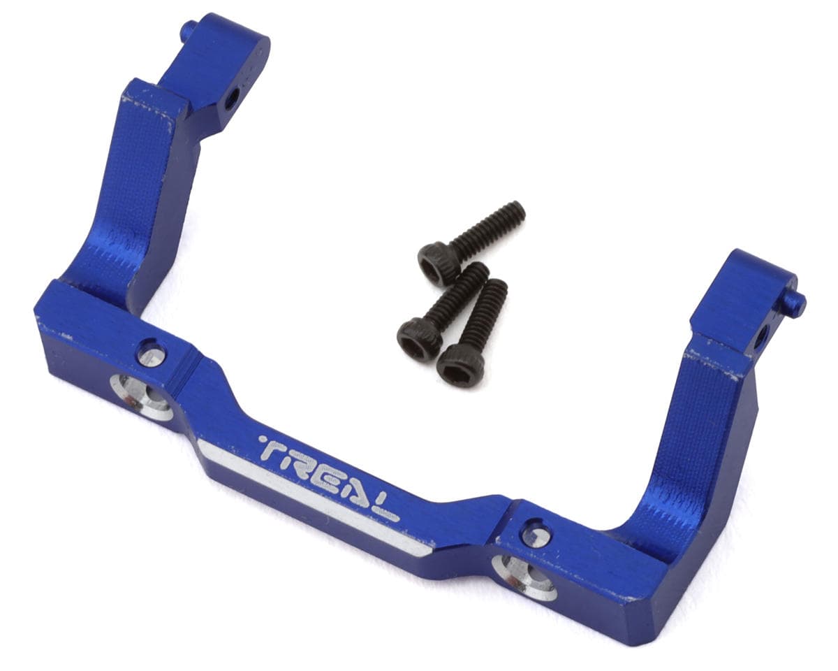 Treal Hobby Axial SCX24 Aluminum Front Bumper Mount (Blue) (Gladiator)