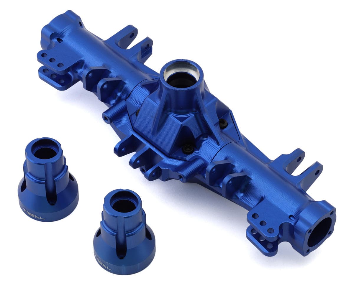 Treal Hobby Losi LMT CNC-Machined Aluminum Rear Axle Housing (Blue)