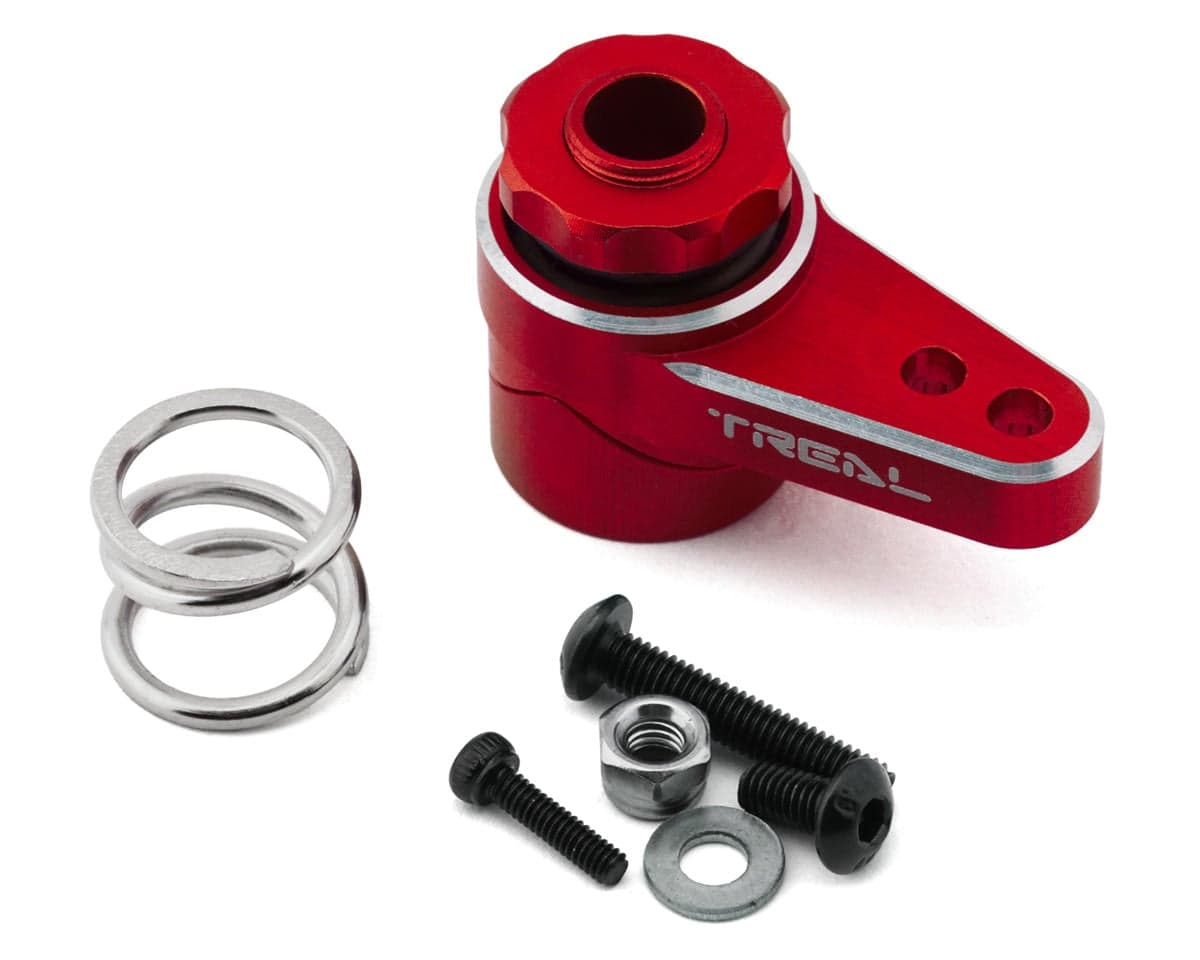 Treal Hobby Losi LMT Aluminum Servo Saver (25T) (Red)