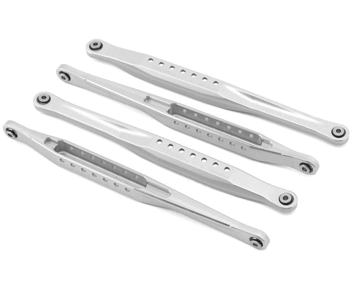Treal Hobby Losi LMT Aluminum Trailing Arms (Silver) (4) (160.5mm) (Long) (LMT 2.0/Bog Hog/King Sling)