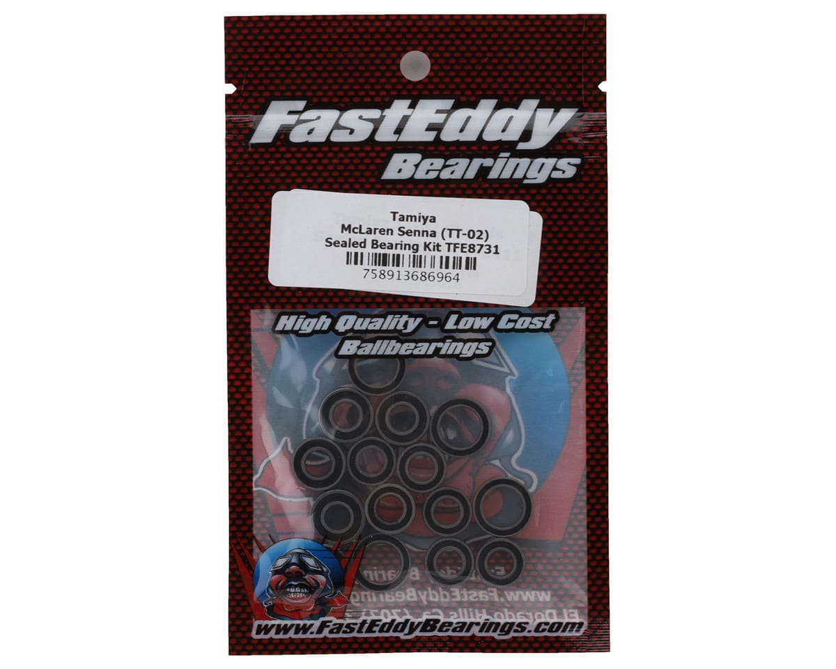 FastEddy Tamiya McLaren Senna TT-02 Bearing Kit