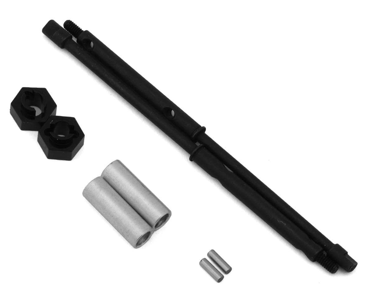Hot Racing Axial SCX24 Dually Wheel Steel Rear Axles (2)