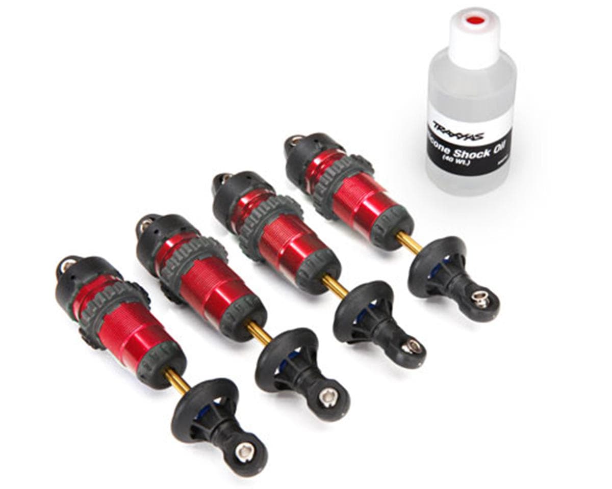 Traxxas Aluminum GTR Shock Set (Red) (4)