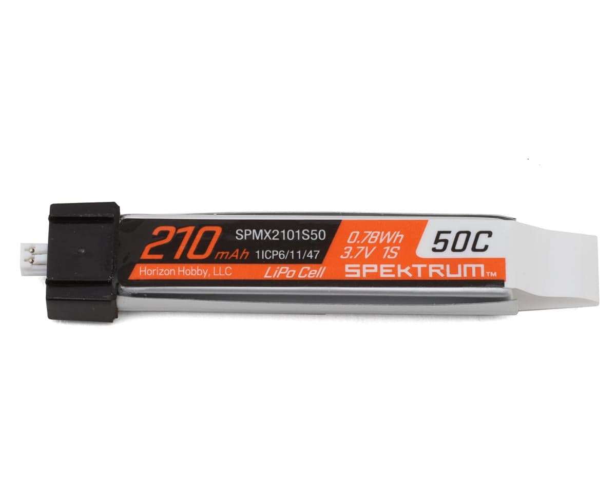 Spektrum RC 1S LiPo Battery 50C (3.7V/210mAh) w/JST Connector