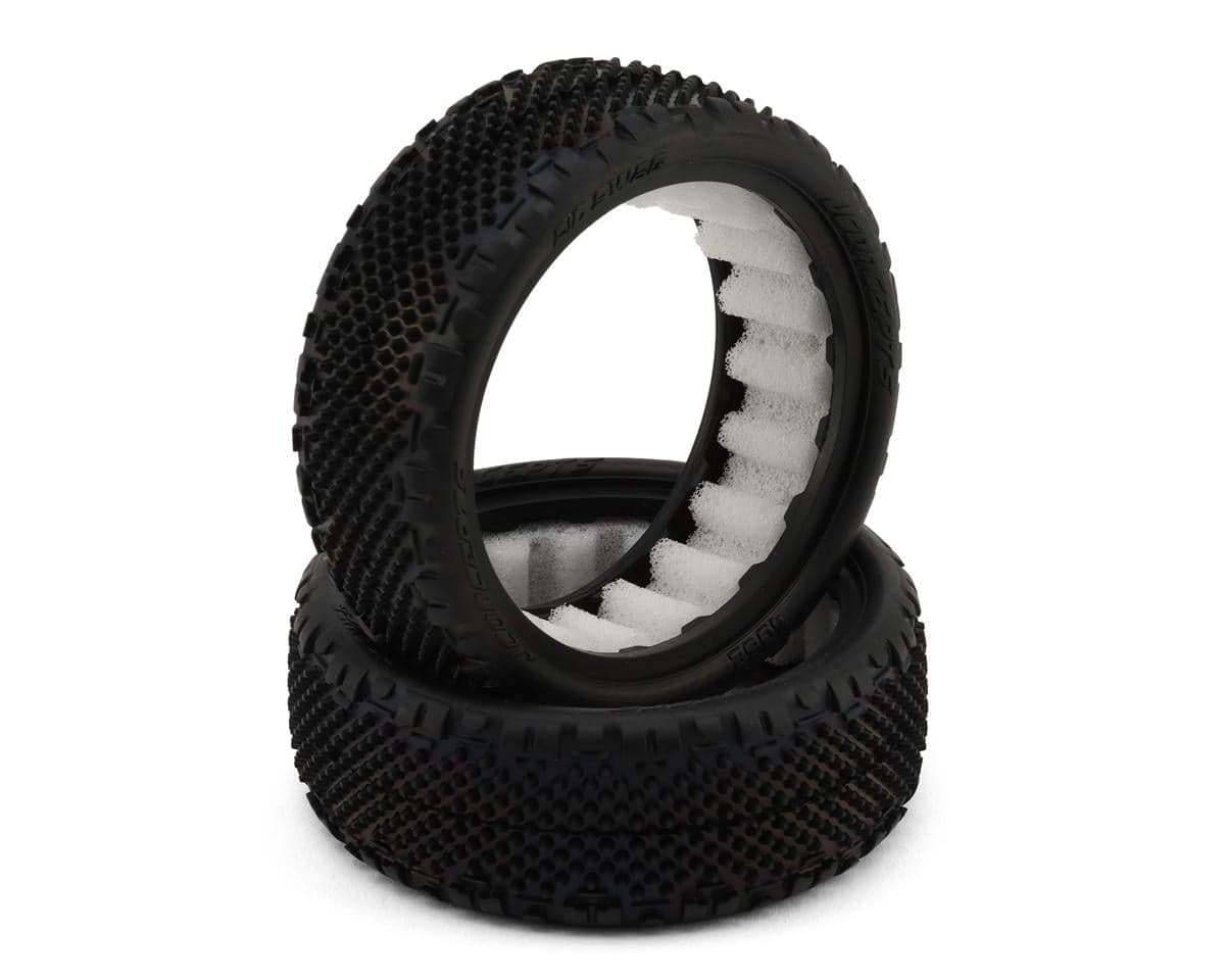 JConcepts Pin Swag LP Wide 2.2" 2WD Front Buggy Carpet Tires (2) (Brown)