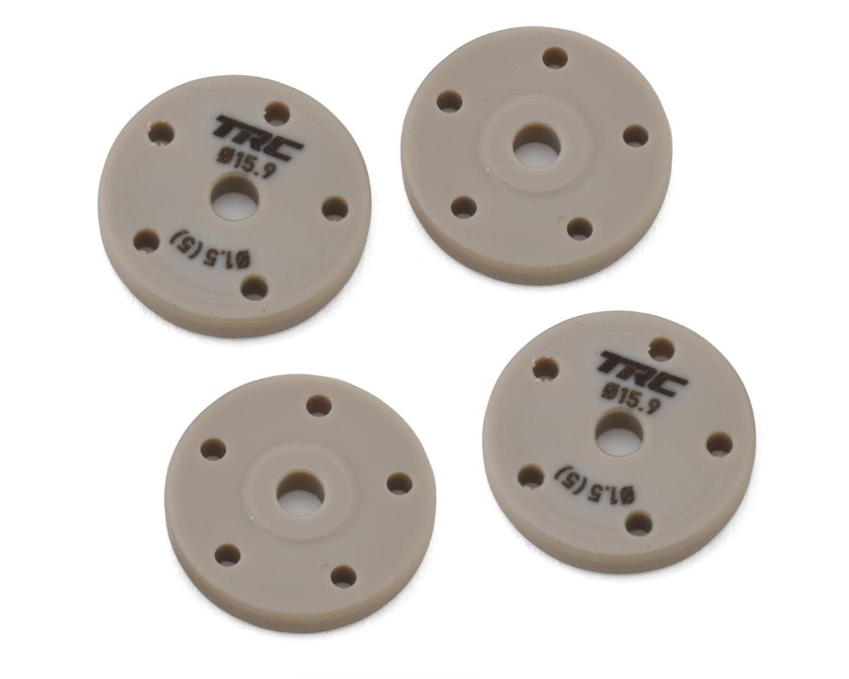 Throttlefinger Racing Concepts Flat Shock piston (4) (1.5mm x 5) (HB/WRC)