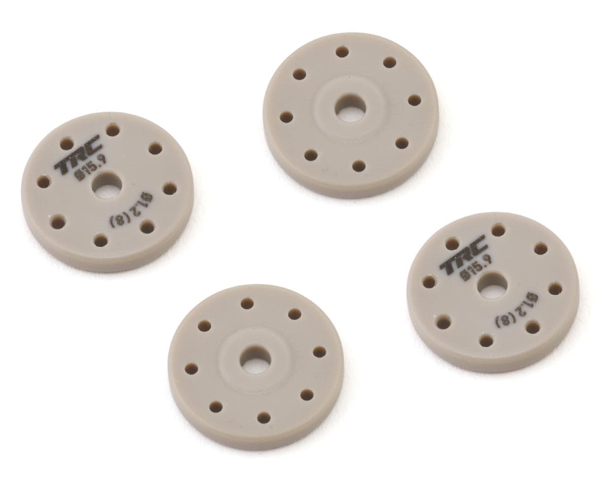 Throttlefinger Racing Concepts Flat Shock piston (4) (1.2mm x 8) (HB/WRC)