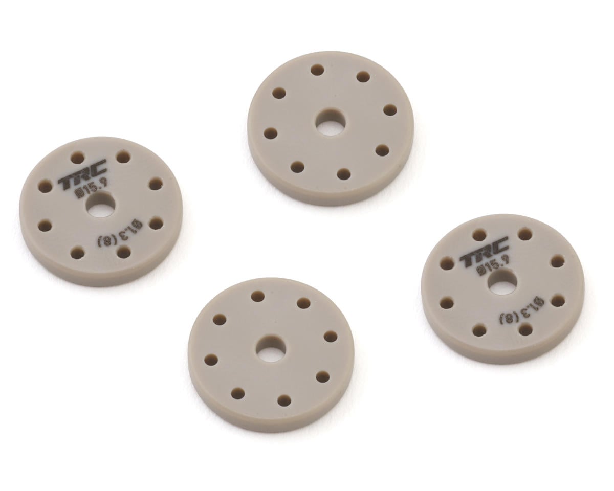 Throttlefinger Racing Concepts Flat Shock piston (4) (1.3mm x 8) (TLR)