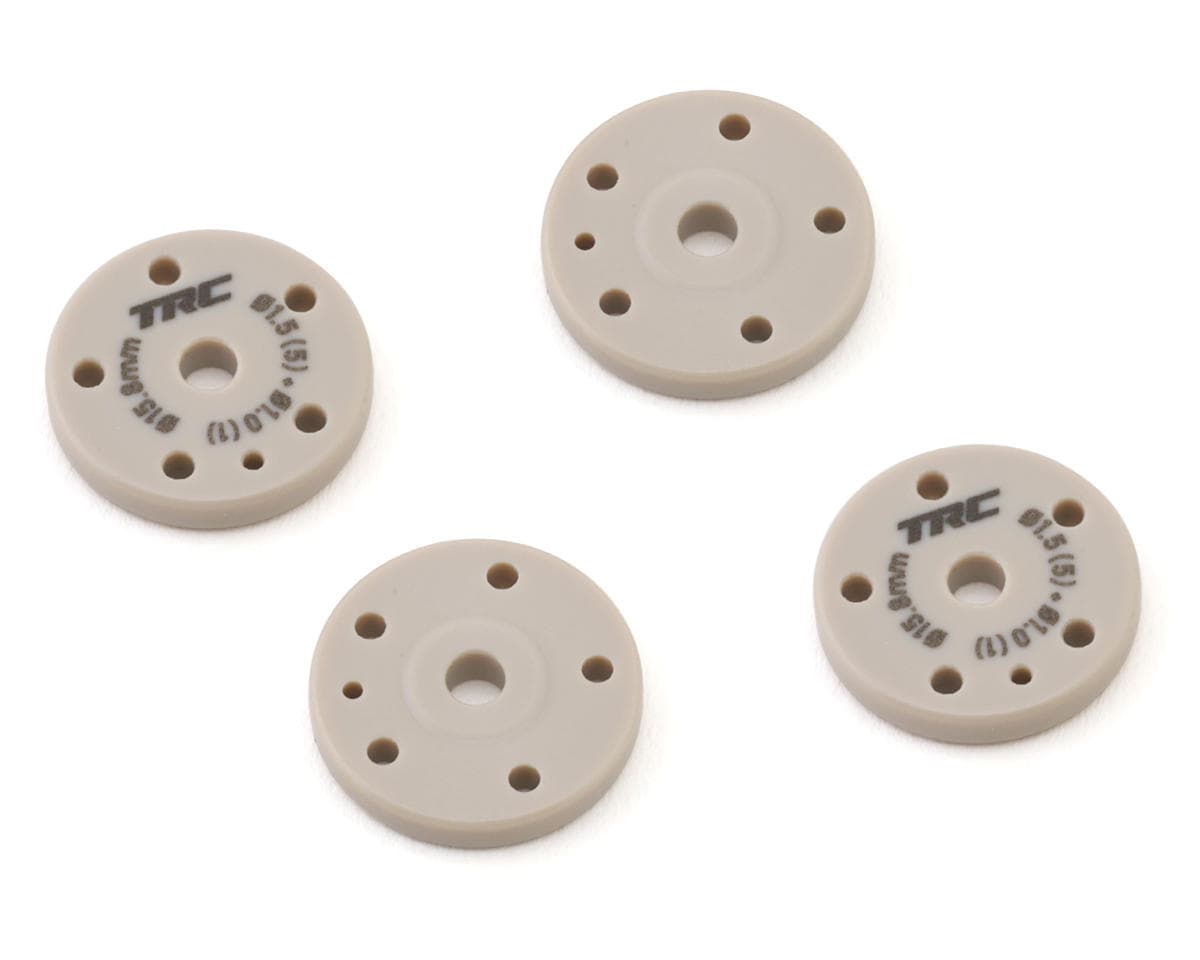 Throttlefinger Racing Concepts Flat Shock piston (4) (1.5mm x 5 + 1.0mm x 1) (HB/WRC)
