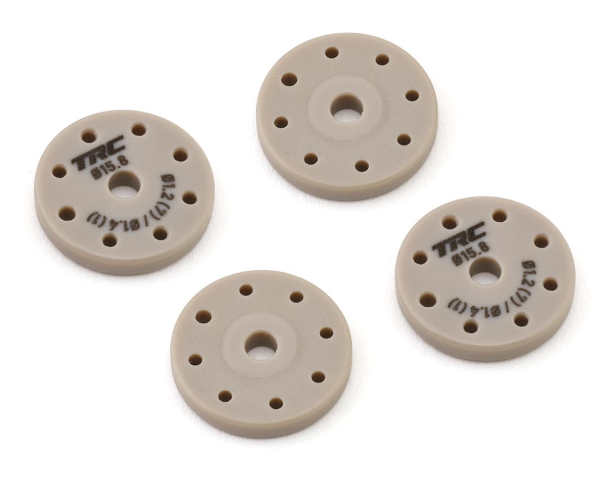 Throttlefinger Racing Concepts Flat Shock piston (4) (1.2mm x 7 + 1.4mm x 1) (HB/WRC)