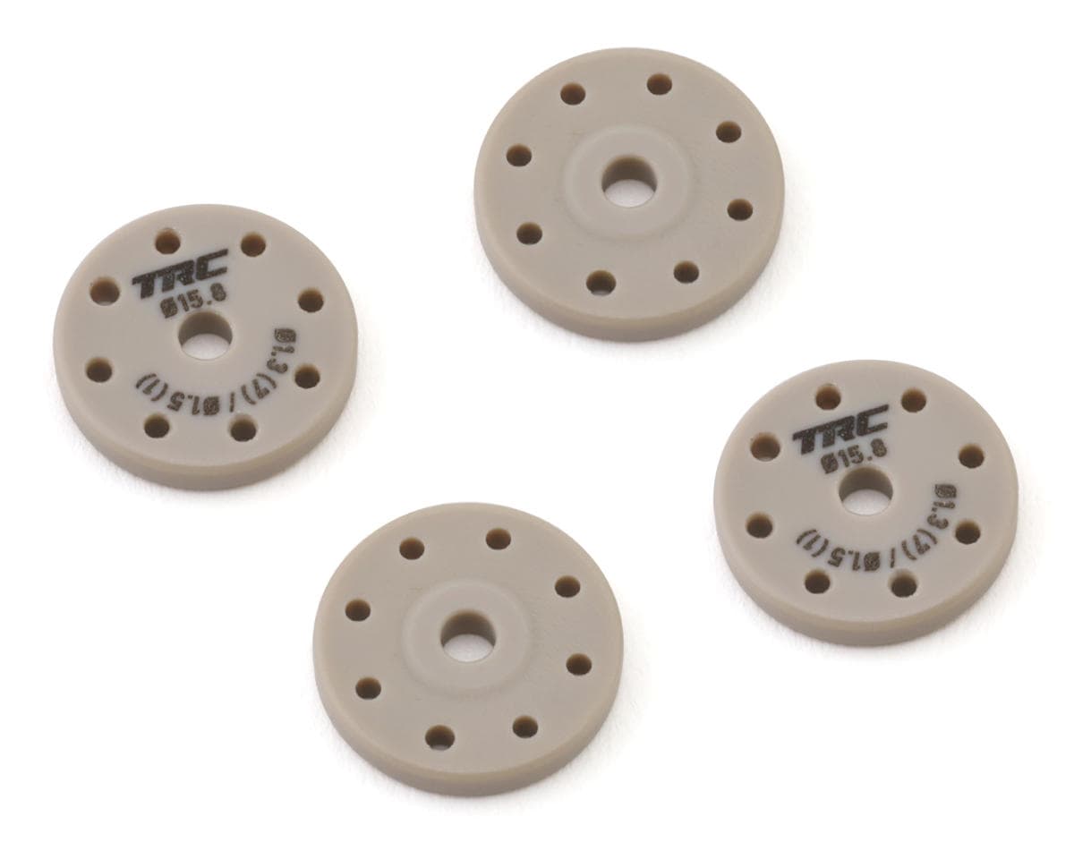 Throttlefinger Racing Concepts Flat Shock piston (4) (1.3mm x 7 + 1.5mm x 1) (HB/WRC)