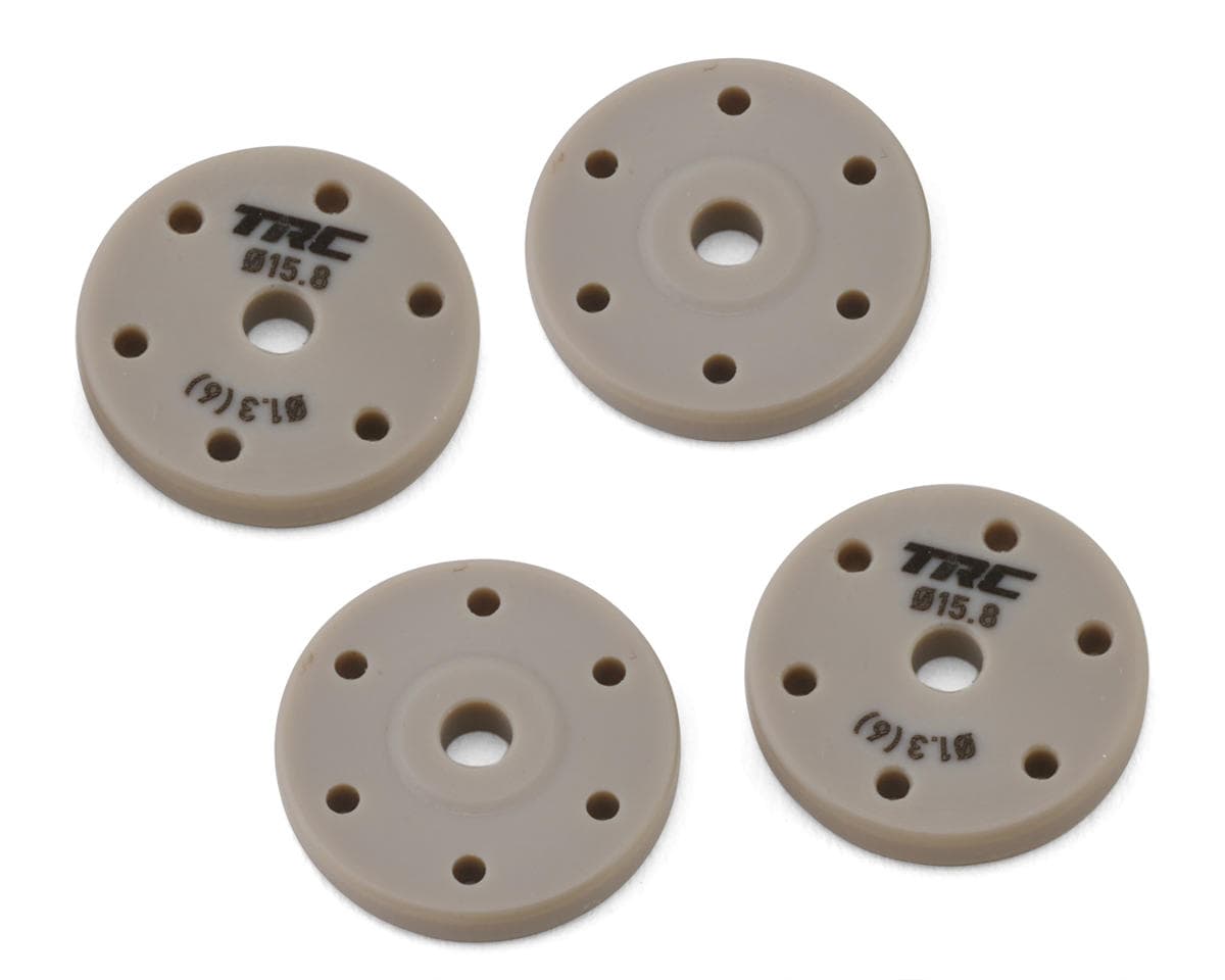 Throttlefinger Racing Concepts Flat Shock piston (4) (1.3mm x 6) (HB/WRC)
