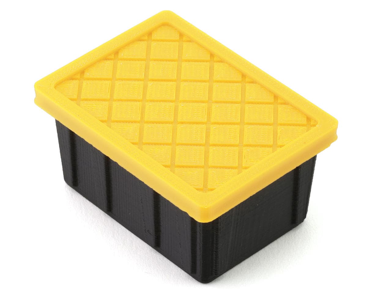 Scale By Chris 1/6 HD Tote w/Yellow Lid (Large) (Miniature Scale Accessory)