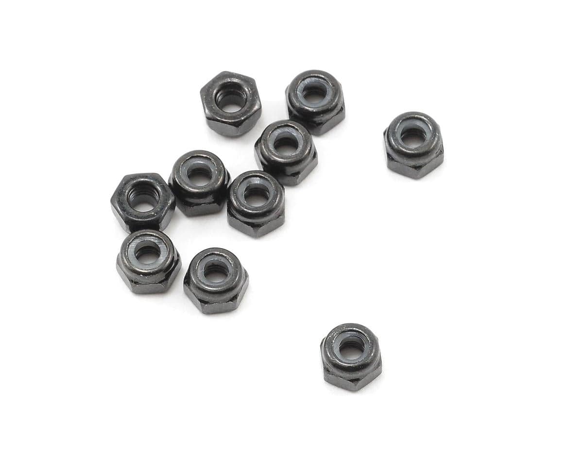 Axial M3 Nylon Locking Hex Nut (Black) (10)