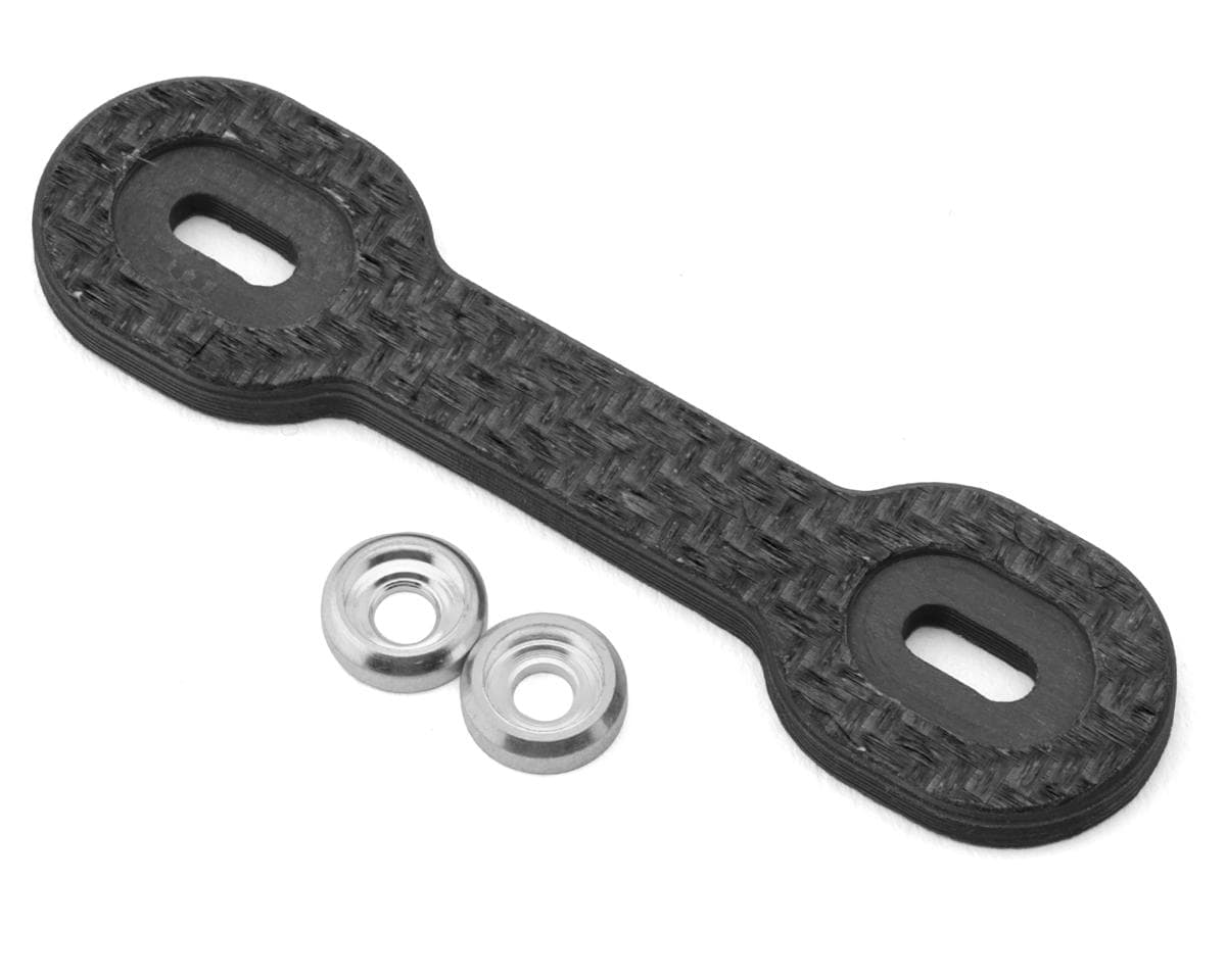 Position 1 RC Universal Carbon Fiber One Piece Wing Button Plate (Carbon)