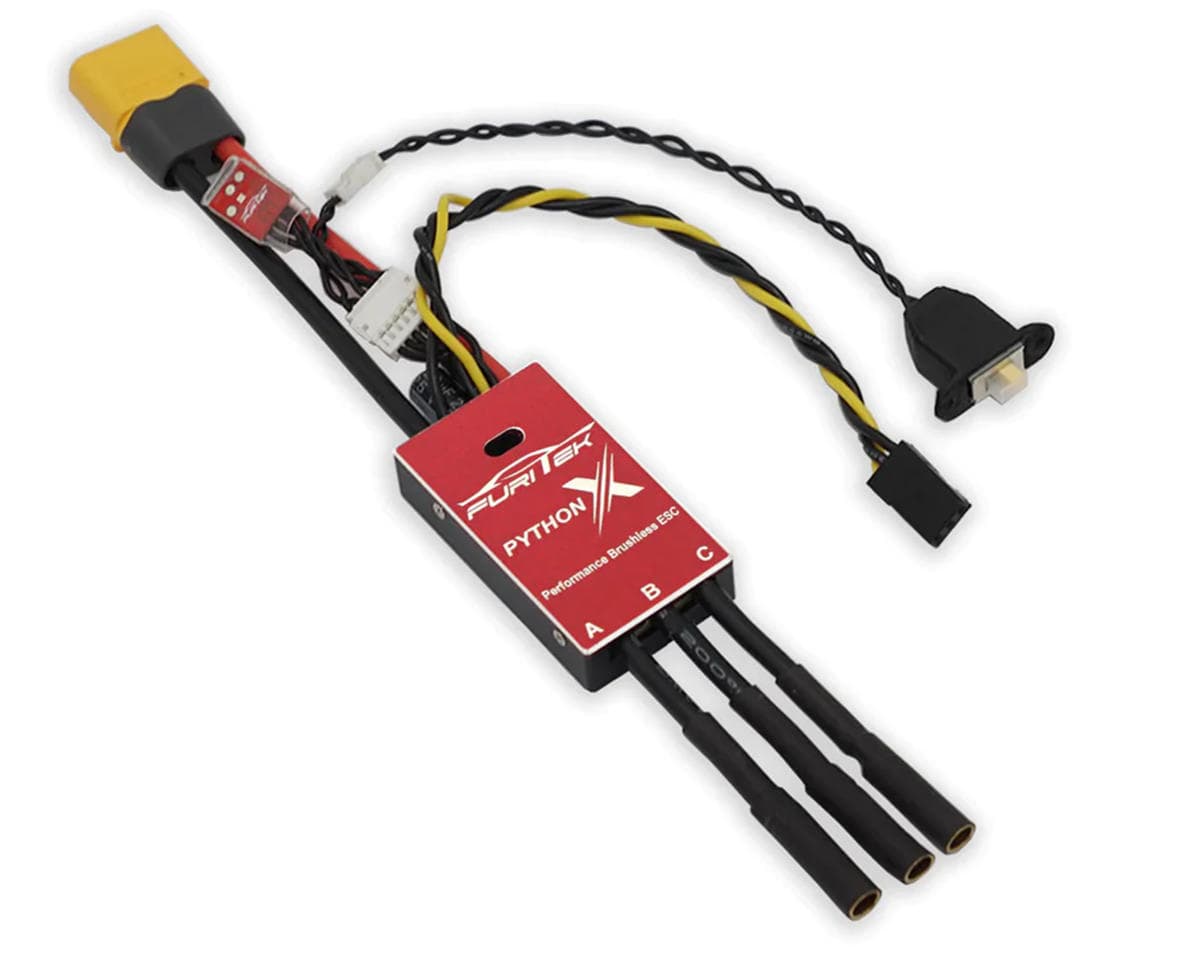 Furitek Python X 80A Rock Crawler Brushed/Brushless ESC w/XT60 Connector (RECON G6 Approved)