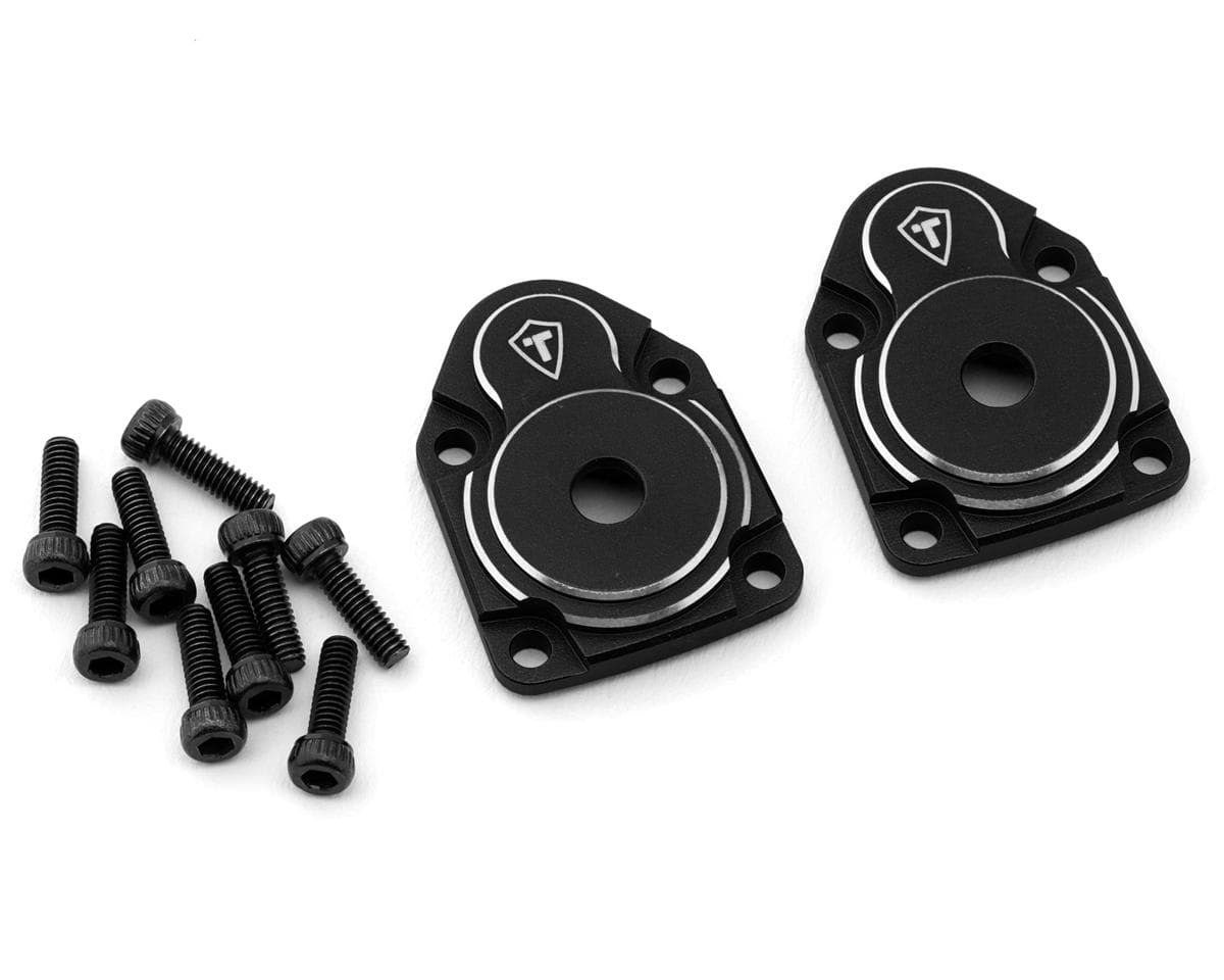 Treal Hobby Axial UTB18 Aluminum Portal Covers (Black) (2)