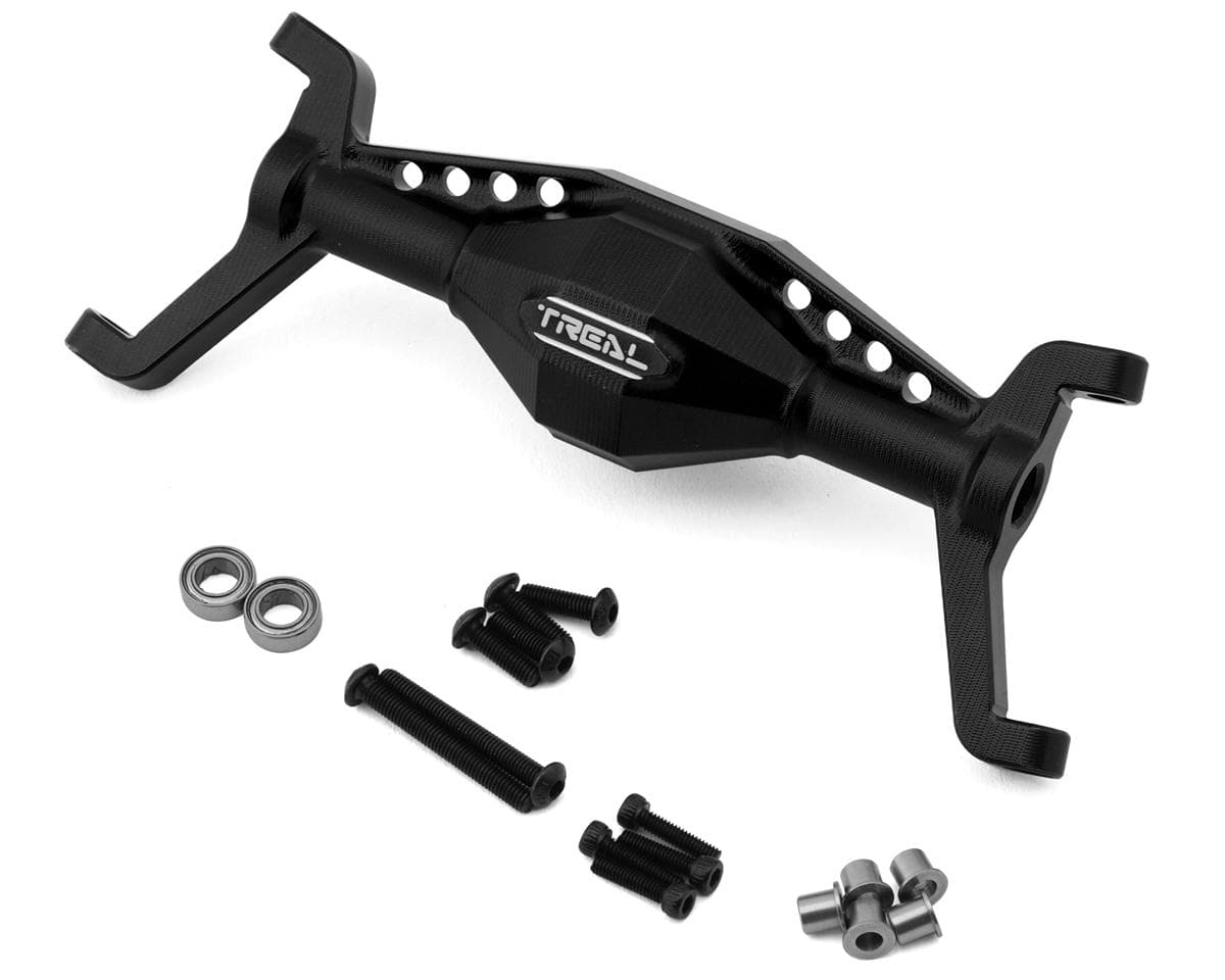 Treal Hobby Axial UTB18 Aluminum Front Axle Housing (Black)