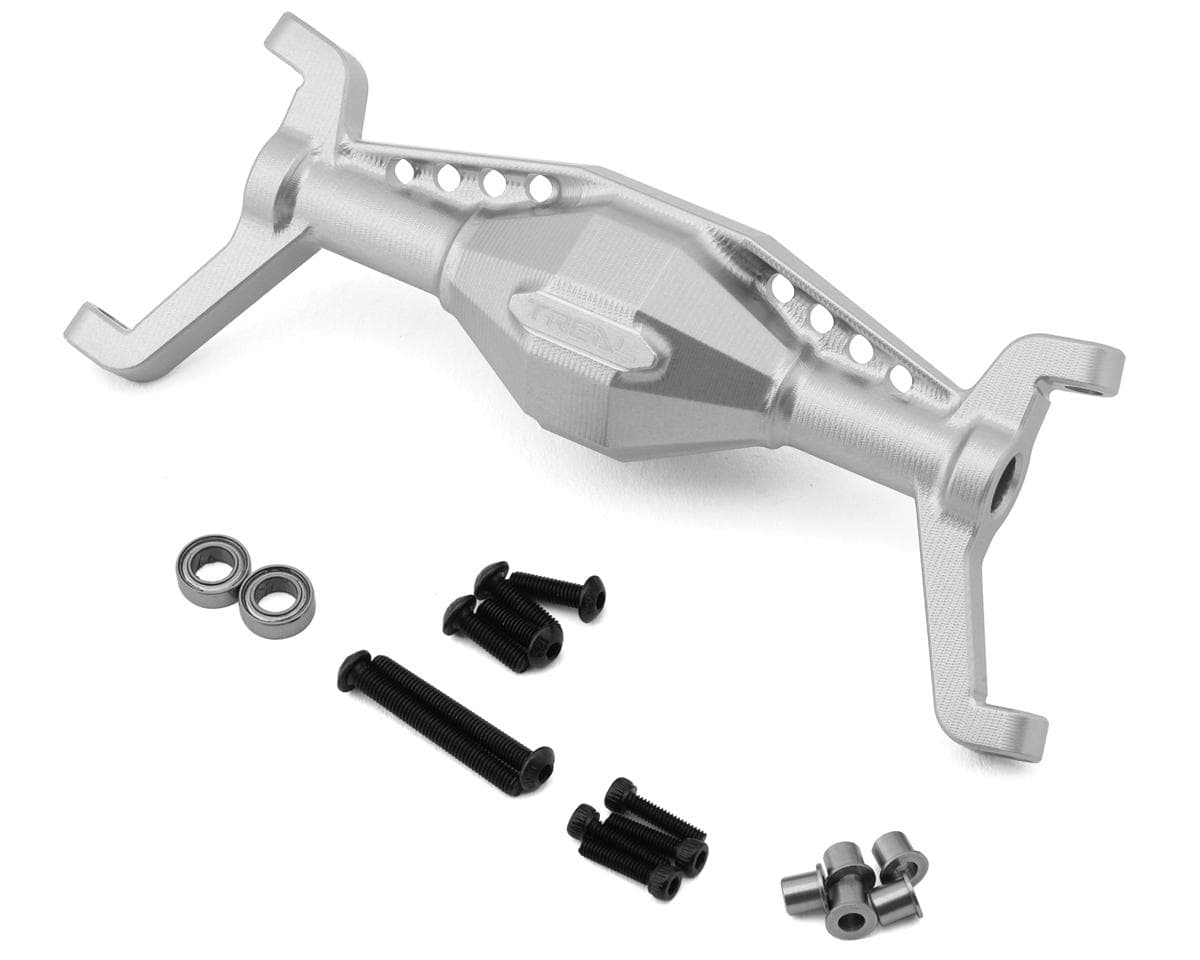 Treal Hobby Axial UTB18 Aluminum Front Axle Housing (Silver)