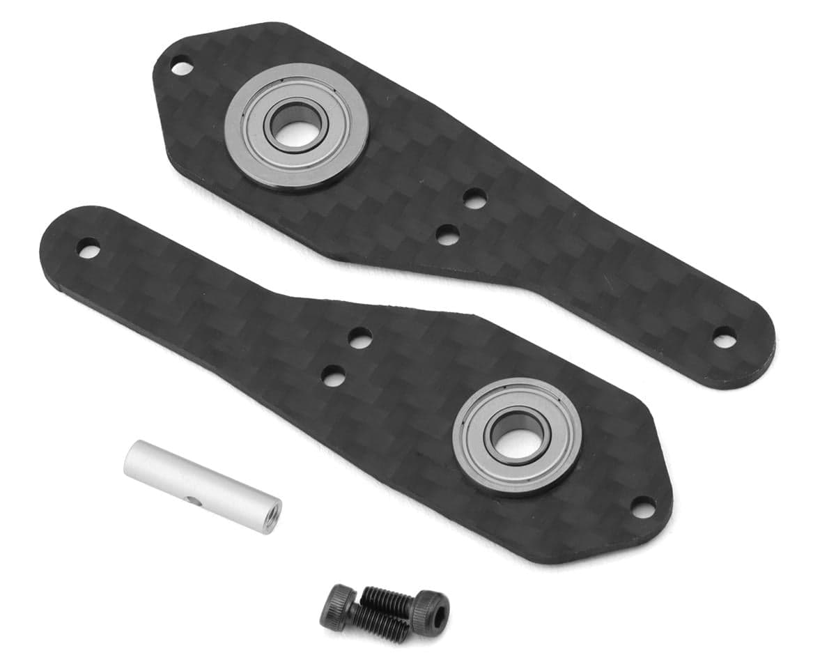 OMPHobby M4 380 Tail Side Plate Set (Silver)