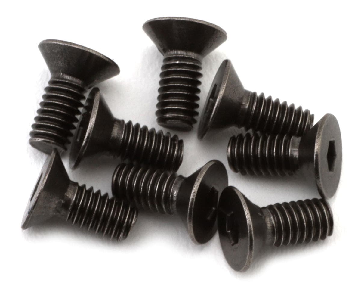 OMPHobby 2.5x6mm Flat Head Screws (8)