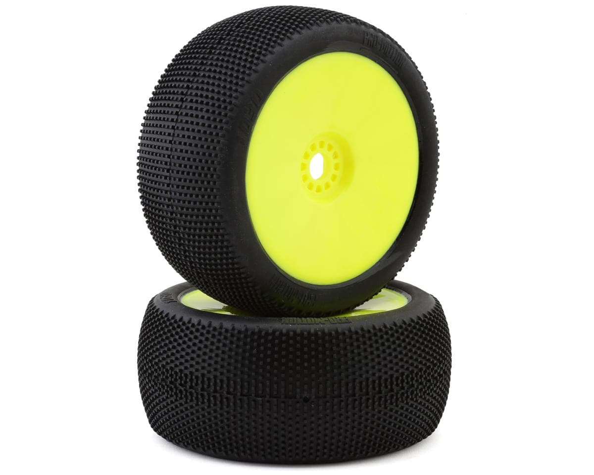 Pro-Motion T-38 1/8 Truggy Pre-Mount Tires (Yellow) (2) (Super Soft)