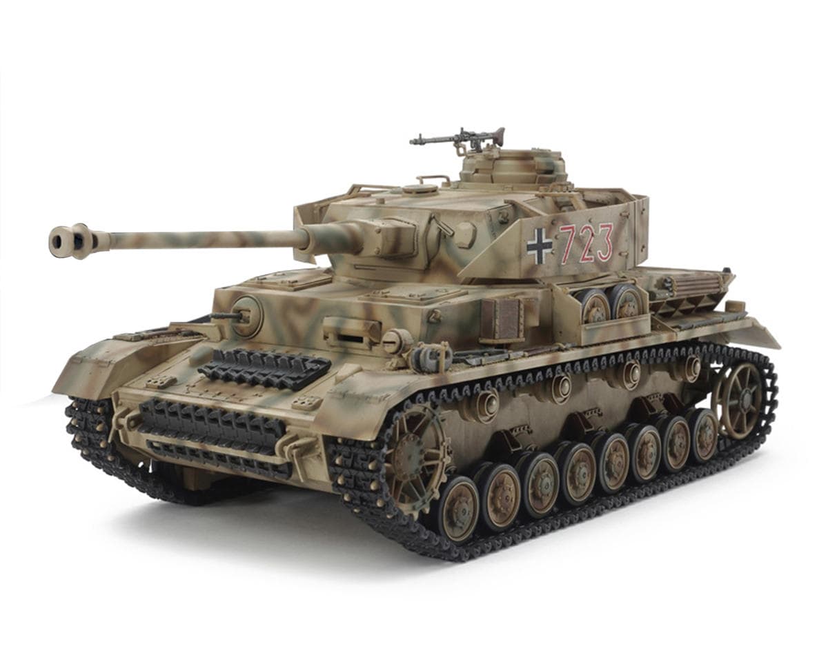 Tamiya 1/35 RC German Panzerkampfwagen IV Ausf.J Tank Model Kit (w/Control Unit & Radio)