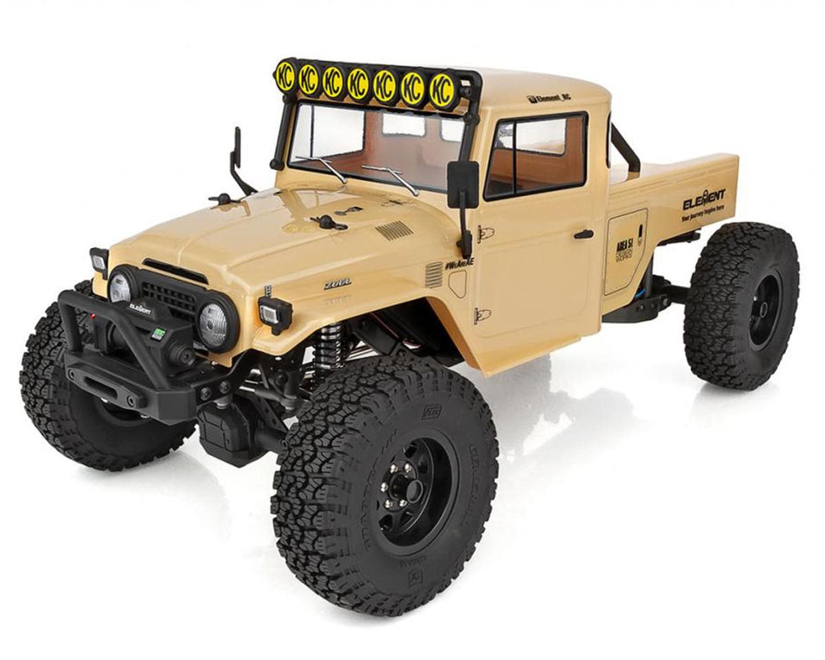 Element RC Enduro Zuul Trail Truck 4x4 RTR 1/10 Rock Crawler Combo (Tan) w/2.4GHz Radio, Battery & Charger