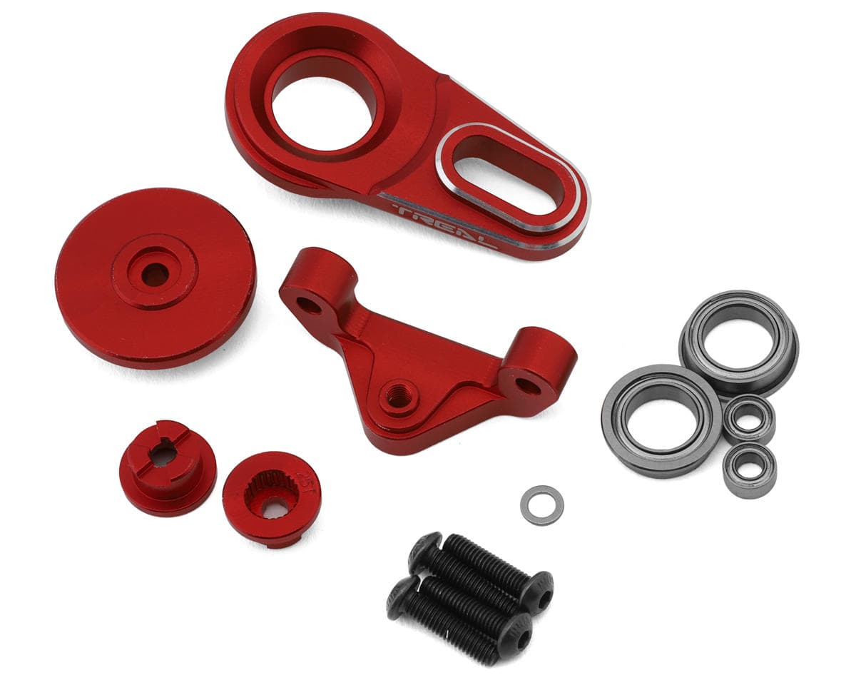 Treal Hobby Losi Promoto MX CNC Aluminum Servo Saver (25T/23T) (Red)
