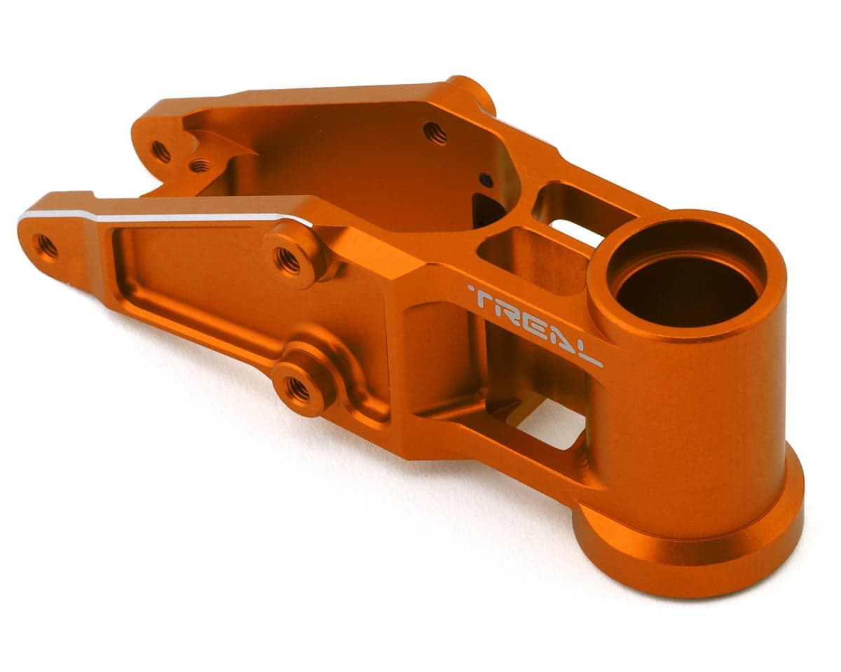 Treal Hobby Losi Promoto MX CNC Aluminum Front Bulkhead (Orange)