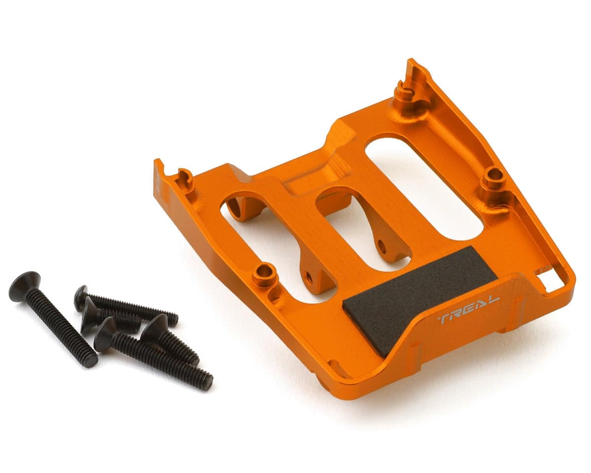 Treal Hobby Losi Promoto MX CNC Aluminum Battery Tray (Orange)